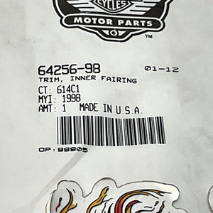 New Genuine Harley 1998-2009 Road Glide Inner Fairing Edge Trim 64256-98