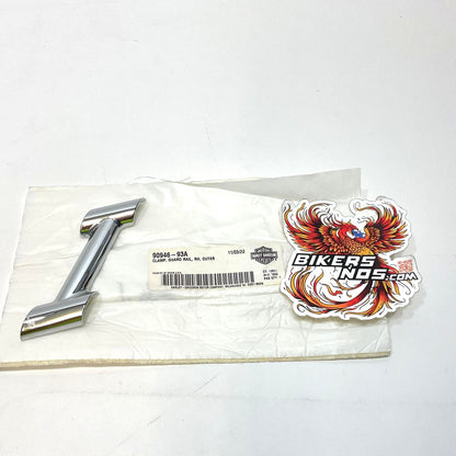 Genuine Harley Touring 1993-2013 Outer Right Saddlebag Guard Rale Clamp 90946-93