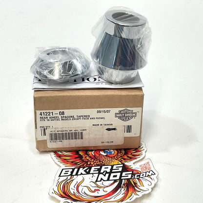 New Genuine Harley 2008-2017 Softail Tapered Rear Wheel Spacers 41221-08