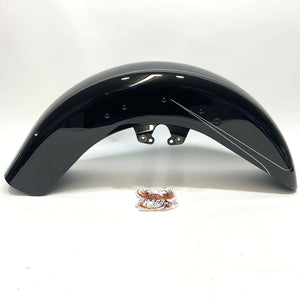 Genuine Harley 2014-2025 Touring Front Fender Vivid Black Pinstripe 58900073DBX