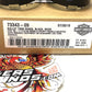 New Genuine Harley Rear Black Clear Bullet Lens Trim Rings 73343-09