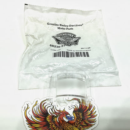 New Genuine Harley Softail Tombstone License Plate Lamp Lens 68236-97