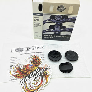 Genuine Harley 2015-2021 Street XG Black Fork Tube and Steering Cover 45800056