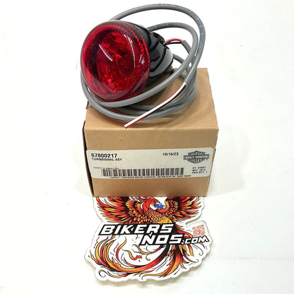 NEW Genuine Harley 2012-2017 Softail Slim Black Turn Signal Assembly 67800217