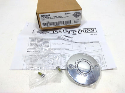 New HARLEY DAVIDSON MOTOR CO Timer Cover Milwaukee Eight 8 Engines 25600068