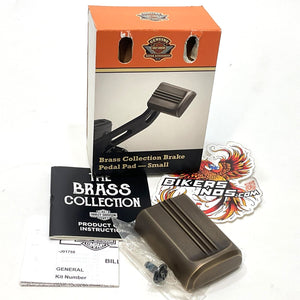 New Genuine Harley 2014 Up XL XG Brass Small Brake Pedal Pad 50600169