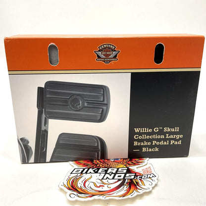 New Genuine Harley 2018 Up Softail Willie G Skull Large Brake Pedal Pad 50600345