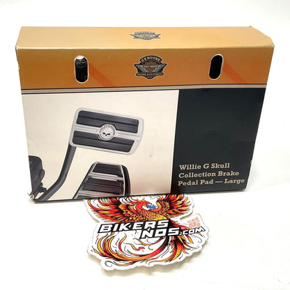 New Genuine Harley 2018 Up Softail Willie G Skull Brake Pedal Pad Large 50600311