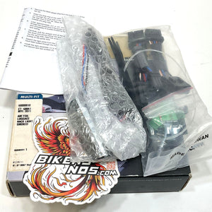 NEW Genuine Harley Dyna XL Air Foil Luggage Rack Smoked LED Light Kit 68000010