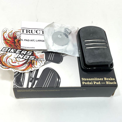 NEW Genuine Harley 1980 Up Softail Touring Streamliner Brake Pedal Pad 50600417