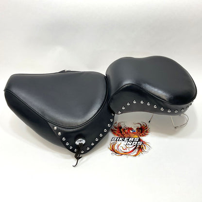 Like New! Genuine Harley 1987-1999 Heritage Classic Seat W/ Pillion 52236-86