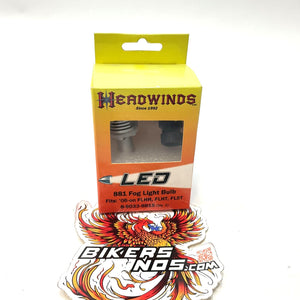 Headwinds Harley 2006-2020 Touring Softail 881 LED Fog Light Bulb 8-9033-881S