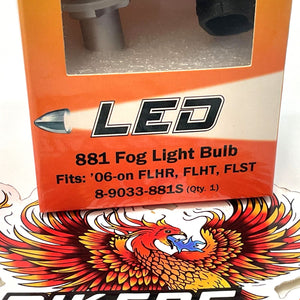 Headwinds Harley 2006-2020 Touring Softail 881 LED Fog Light Bulb 8-9033-881S