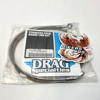 Drag Specialties 2004-2012 Harley Sportster 43-3/4" Brake Line Front 1741-2644