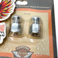 New Genuine Harley Chrome 3/8 in.16 Thread Bungee Nuts 98185-90T