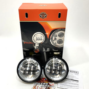 New Genuine Harley 4" Daymaker Projector LED Auxiliary Lamps 68000172
