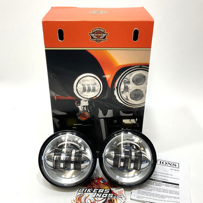 New Genuine Harley 4" Daymaker Projector LED Auxiliary Lamps 68000172