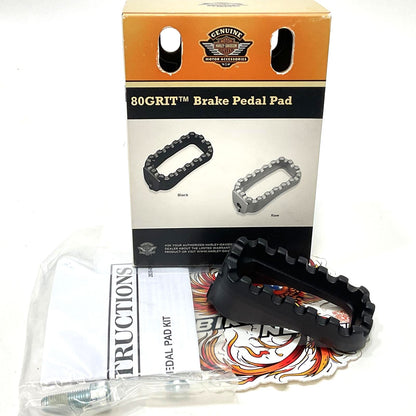New Genuine Harley 2014 Up Touring Softail 80GRIT Brake Pedal Pad 50600424