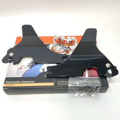 New Genuine Harley Black 2004-2022 Sportster Detachable SidePlates 52710-07
