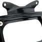 Kuryakyn 2010-2021 Harley Touring Black Curved License Plate Mount KUR3147
