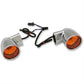 Drag Specialties Harley Touring Softail Bullet Turn Signal Lights Rear 2020-1378