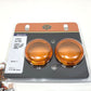New Genuine Harley Davidson Amber Bullet LED Turn Signal Lenses 67800642