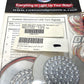 Custom Dynamics Harley 1157 Dual Filament 3" Flat Red LED Turn Signal 2060-0272