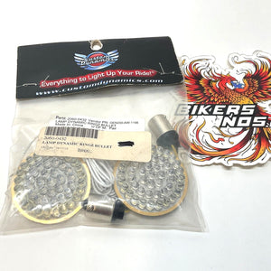 Custom Dynamics International Ringz LED Front Turn Signal Inserts GEN200-AW-1156