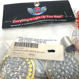 Custom Dynamics International Ringz LED Front Turn Signal Inserts GEN200-AW-1156