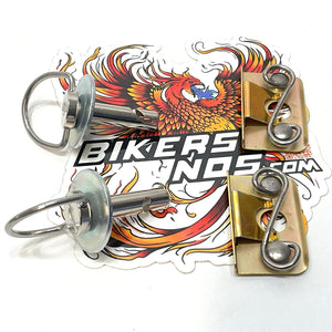 New Genuine Harley 1996-2015 Touring Saddlebag Clips Stud Kit 10900040