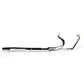 Thunderheader 2010-2016 Touring Chrome 2-Into-1 Exhaust With Heat Shields 1074S