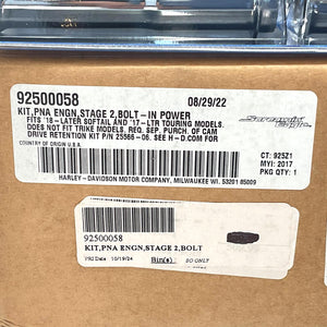 New Genuine Harley Milwaukee-Eight Screamin Eagle Stage II Power Kit 92500058