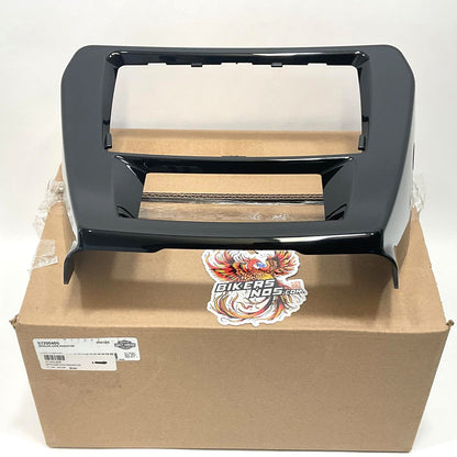 Genuine Harley 2024 Up Touring Vivid Black Radiator Shroud Spoiler Chin 57200405