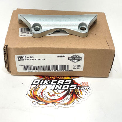 New Genuine Harley 1991-2023 Touring 1" Handlebar Top Clamp 55918-08