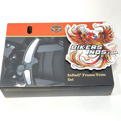 New Genuine Harley 1984-2017 Softail Frame Trim Set Chrome 47300-88T