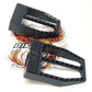 Thrashin Supply Male Mount Militant Foot Pegs Black TSC-2019-1-D