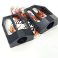 Thrashin Supply Male Mount Militant Foot Pegs Black TSC-2019-1-D