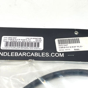 LA CHOPPERS 2021-2022 Touring Clutch Cable 18- 20" Ape Hangers LA-8056C19B