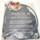Magnum Harley 2004-2021 Sportster Softail 44" Brake Line Black SBB0607-42