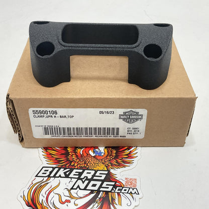 NEW Genuine Harley 2018-2024 Street Bob Upper Handlebar Clamp 55900106