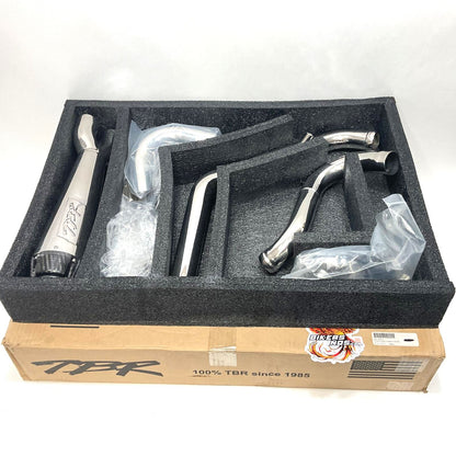 Two Brothers 2000-2017 Softail Comp S 2:1 Carbon Tip Polished Exhaust 930-02324