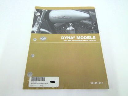NEW Genuine Harley 2007 Dyna Models Parts Catalog Manual Book 99439-07A