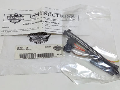 NOS Genuine Harley 1996-203 Touring Horn Siren Switch Assembly 70361-96