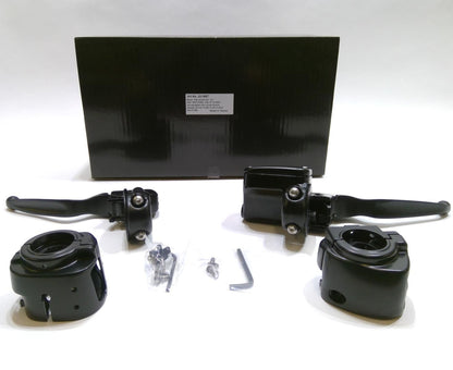 NEW V-Twin 1/2" Bore Handlebar Control Kit Black 2015 up Harley Softail  22-0887