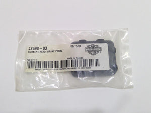 NOS Genuine Harley Rubber Tread Brake Pedal 42698-03