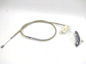 Drag  54.75" Braided Stainless Steel Clutch Cable 2004-2021 Sportster 0652-1475