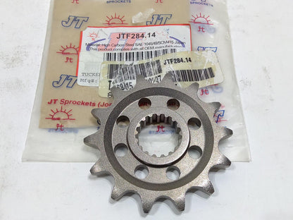 JT Sprockets Front Sprocket 14-Tooth 1988-2009 Honda JTF284.14 249297