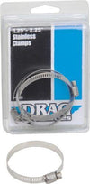 NOS Drag Specialties 4 pk 1.25"-2.25" Hose Clamps Stainless Steel 1861-0672