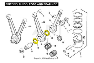 NOS Genuine Harley Rear Connecting Rod Bearing Race 24341-52A