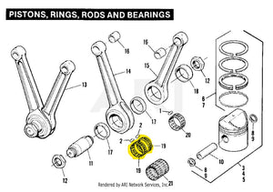 NOS Genuine Harley Bearing Cage 1952-1985 Sportster  24362-54